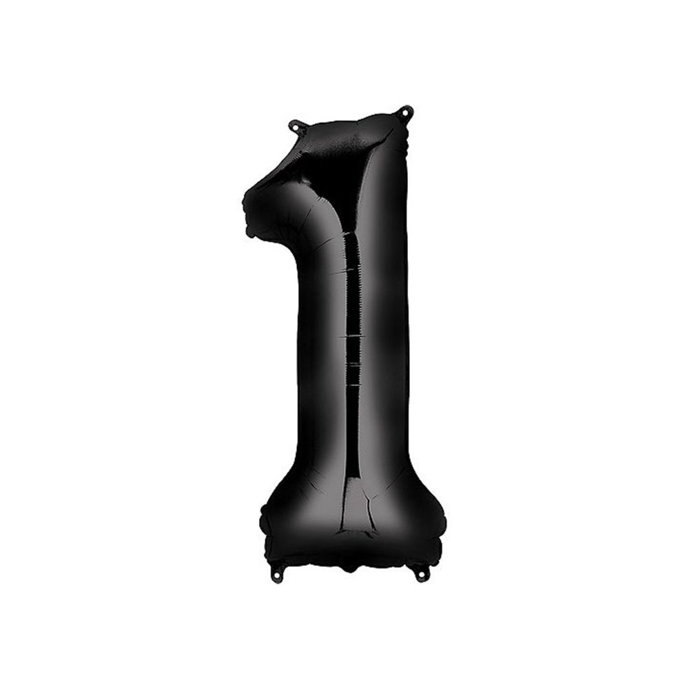 40 Inch Black Number "1" Balloon